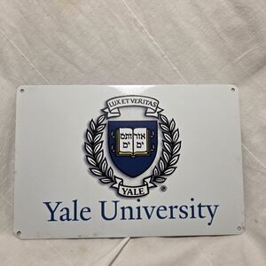 Yale University Metal Placard
